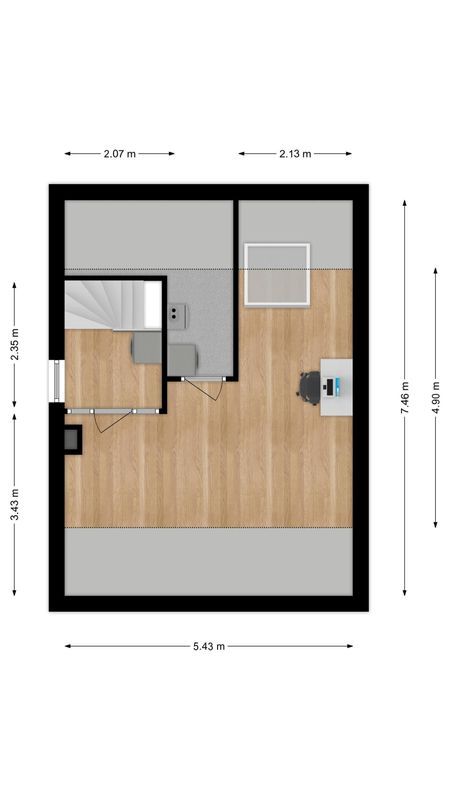 Josephus Alberdingk Thijmlaan 5 Floorplan Blur 3