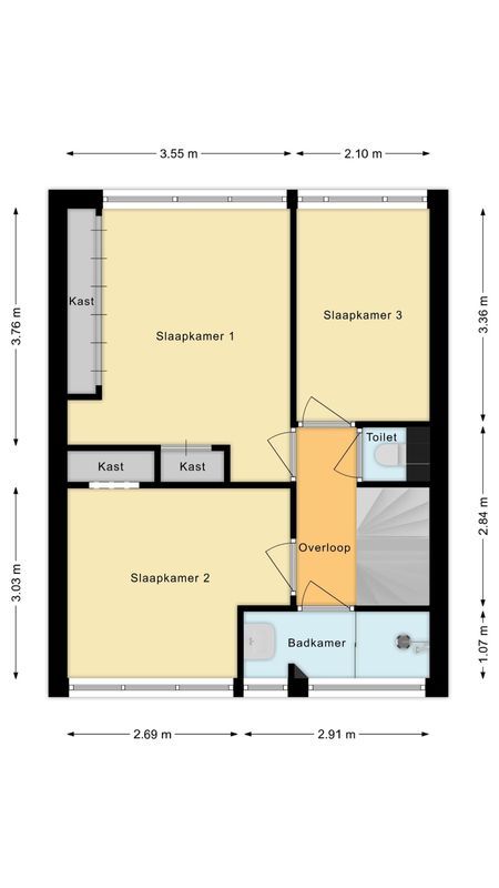Midaslaan 26 Floorplan Blur 2