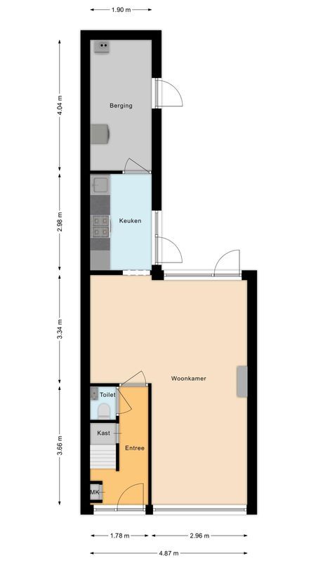 Maanstraat 12 Floorplan Blur 1