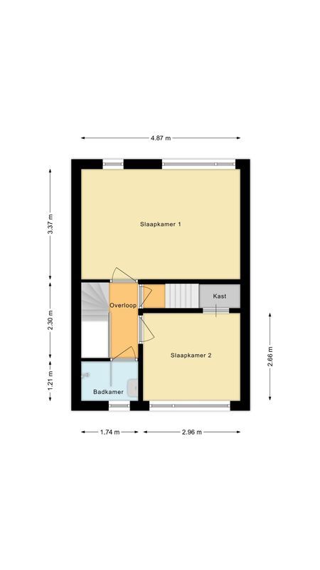 Maanstraat 12 Floorplan Blur 2