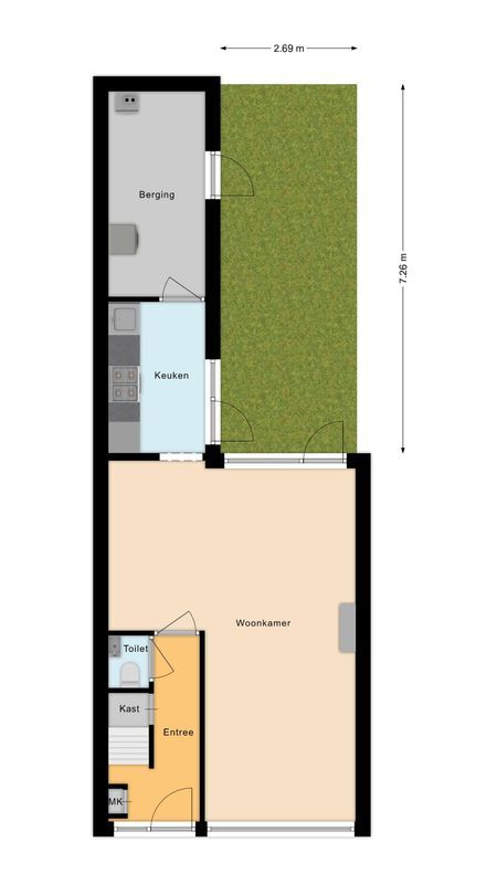 Maanstraat 12 Floorplan Blur 4