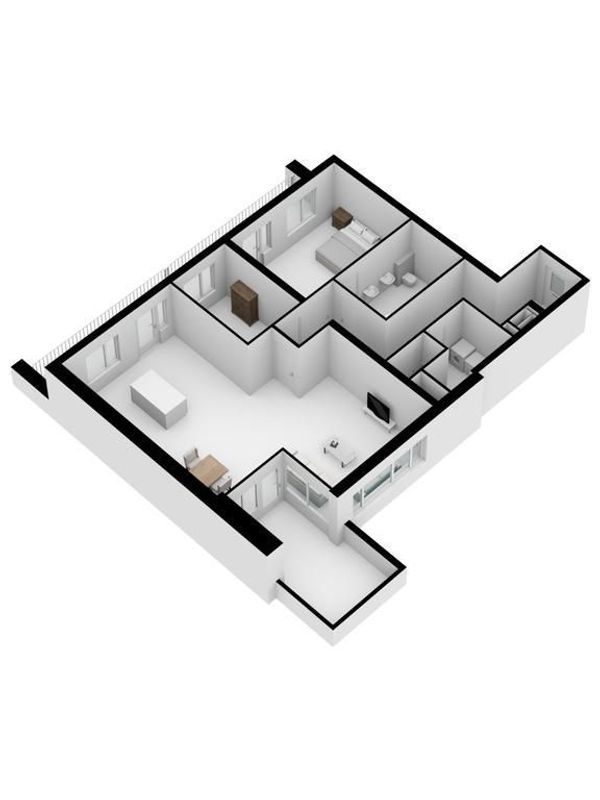 Piusplein 28 - 26 Floorplan Blur 0