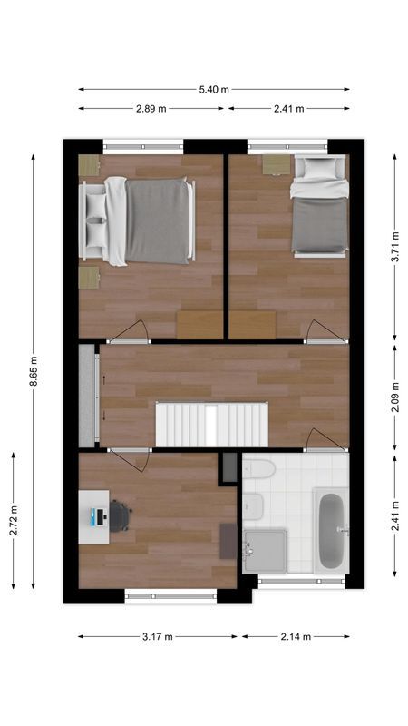 Santpoortplein 44 Floorplan Blur 1