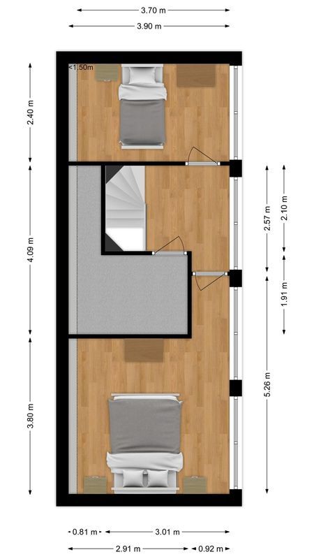 Maasbommelstraat 36 Floorplan Blur 3