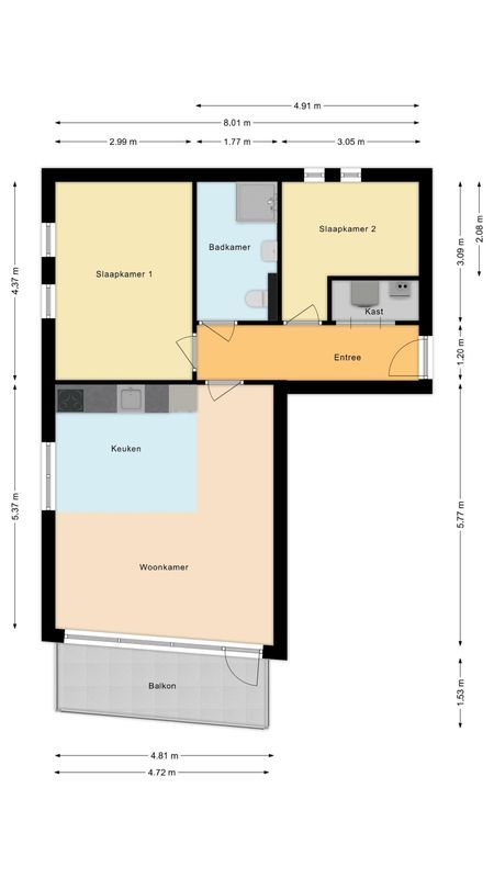 Telegraafstraat 29 - 05 Floorplan Blur 0