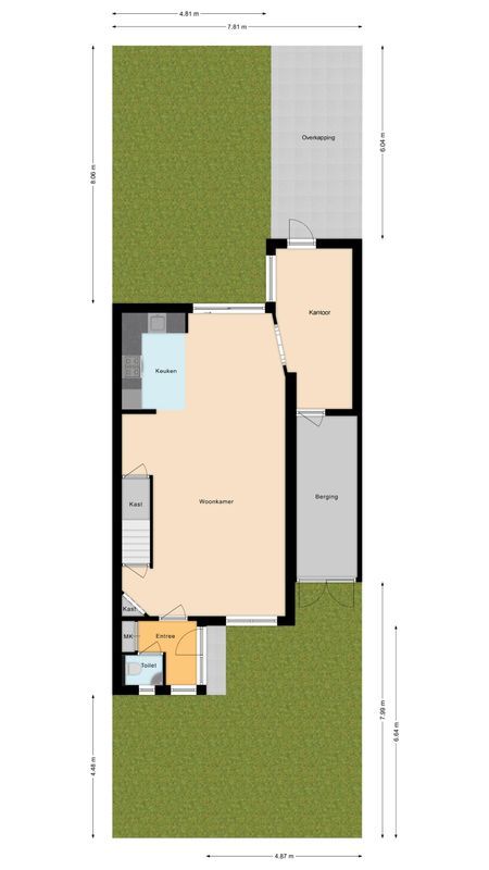 Boekweit 22 Floorplan Blur 3