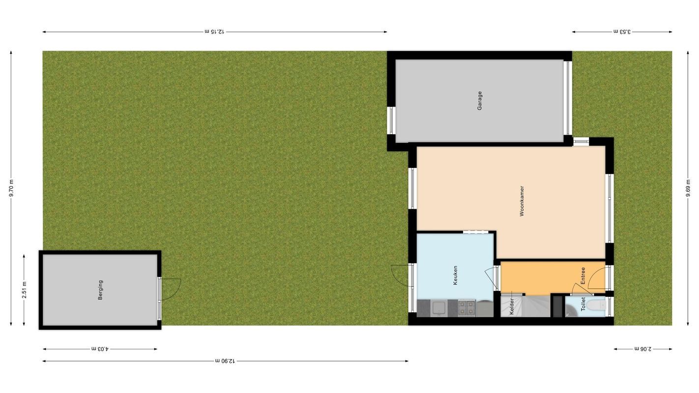 Nassaulaan 29 Floorplan Blur 4