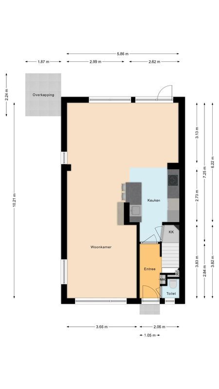 Rietstraat 38 Floorplan Blur 0