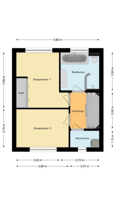 Rietstraat 38 Floorplan Blur 1