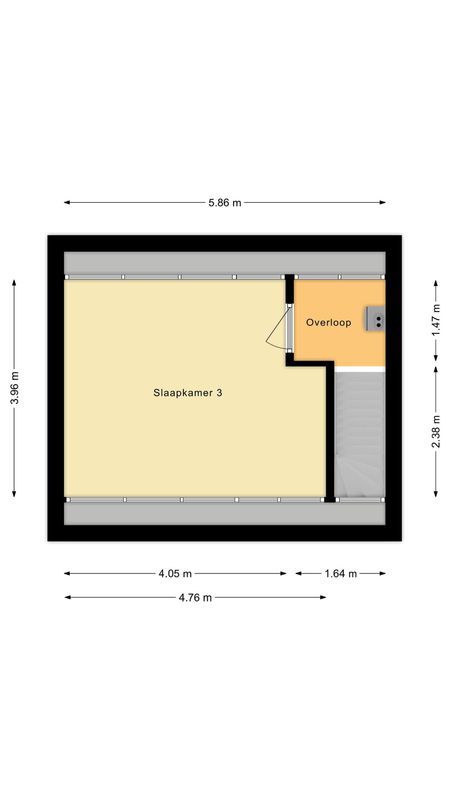 Rietstraat 38 Floorplan Blur 2