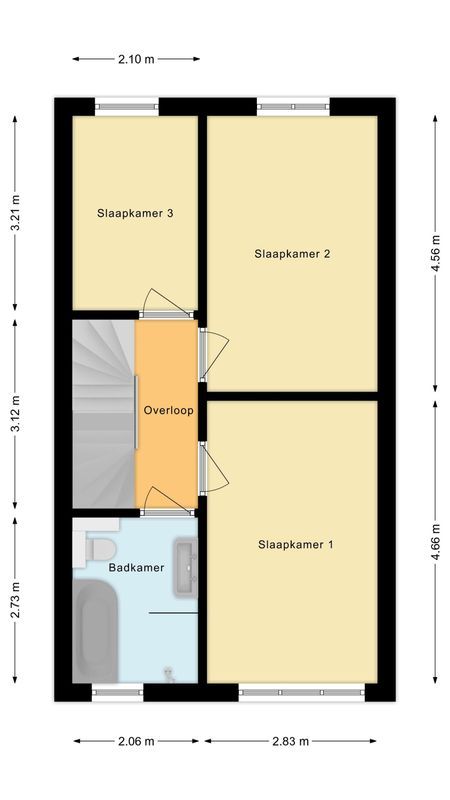 Volmolenplein 6 - A Floorplan Blur 1