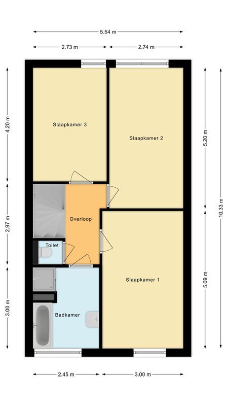 Clara Wichmannstraat 7 Floorplan Blur 1