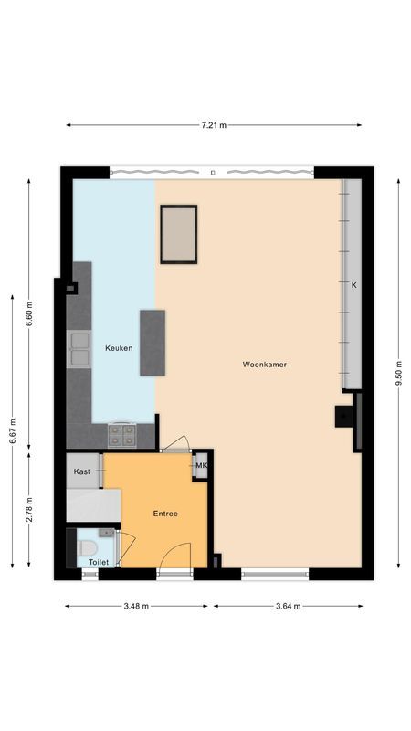 Beneden Beekloop 57 Floorplan Blur 0