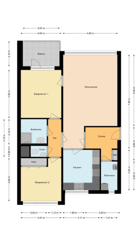 Schoutstraat 63 Floorplan Blur 0