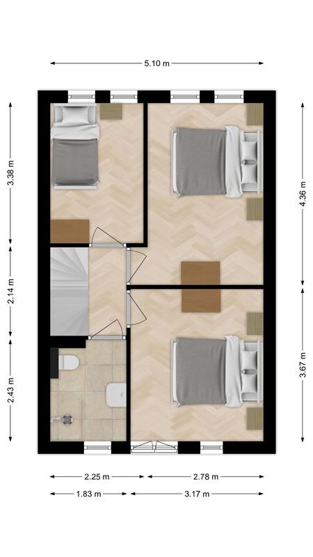 Damwoudestraat 1 Floorplan Blur 1