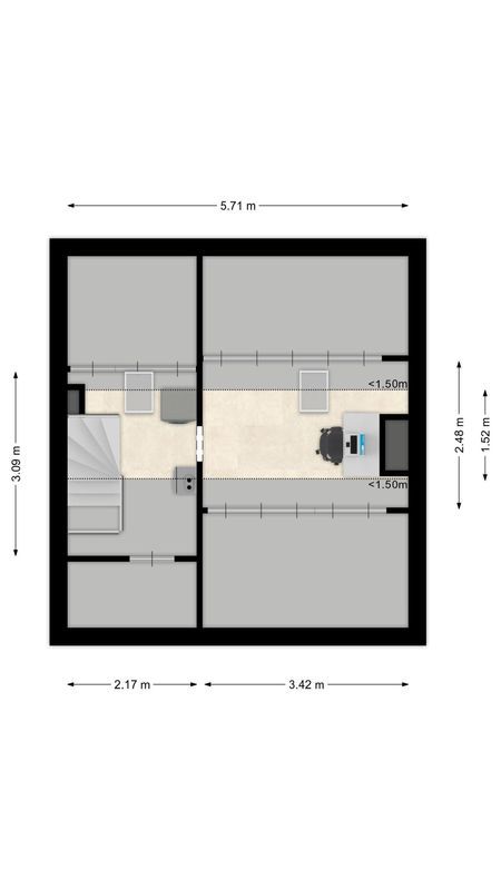 Sint Lambertusstraat 13 Floorplan Blur 3