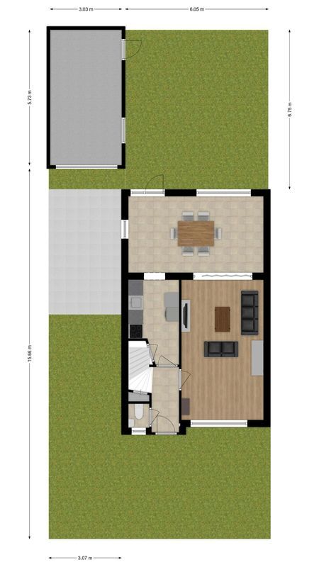 Sint Lambertusstraat 13 Floorplan Blur 2