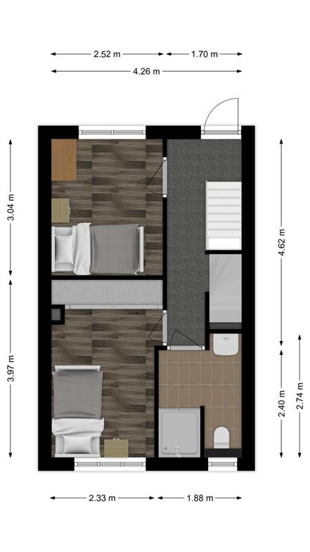 Heile Schoorstraat 25 Floorplan Blur 2