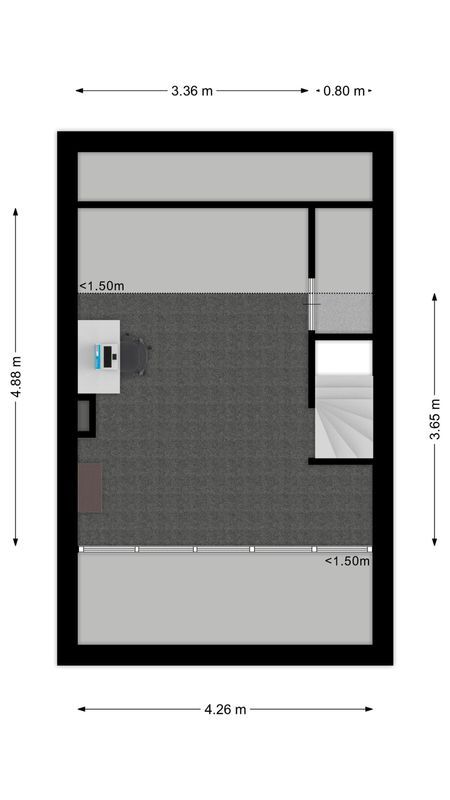 Heile Schoorstraat 25 Floorplan Blur 3