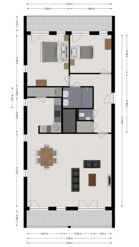 Professor de Moorplein 547 Floorplan Blur 2