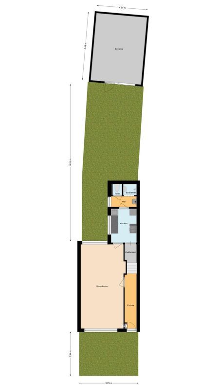 Gestelsestraat 170 - B Floorplan Blur 2