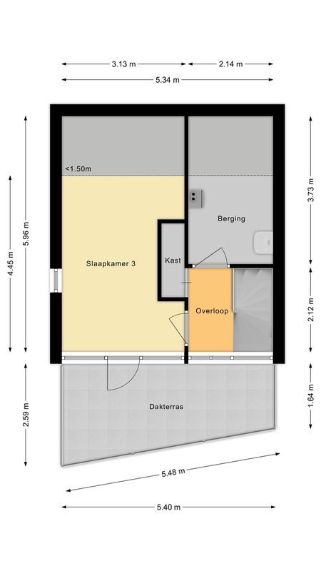Pastoor Gillisstraat 147 Floorplan Blur 3