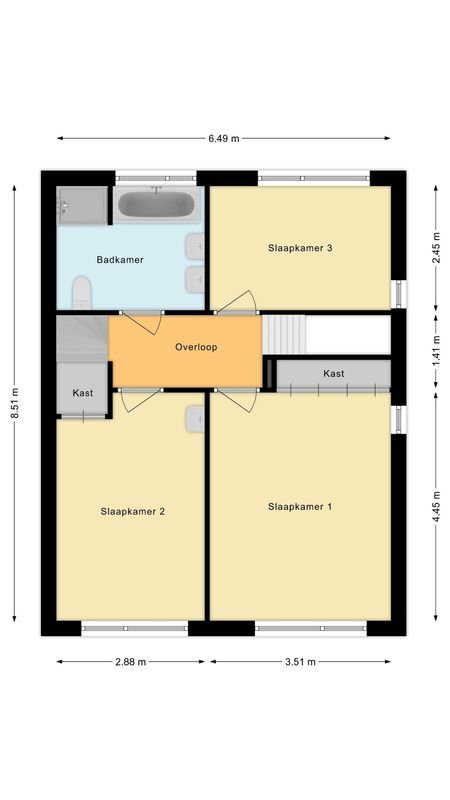 Statenlaan 19 Floorplan Blur 1