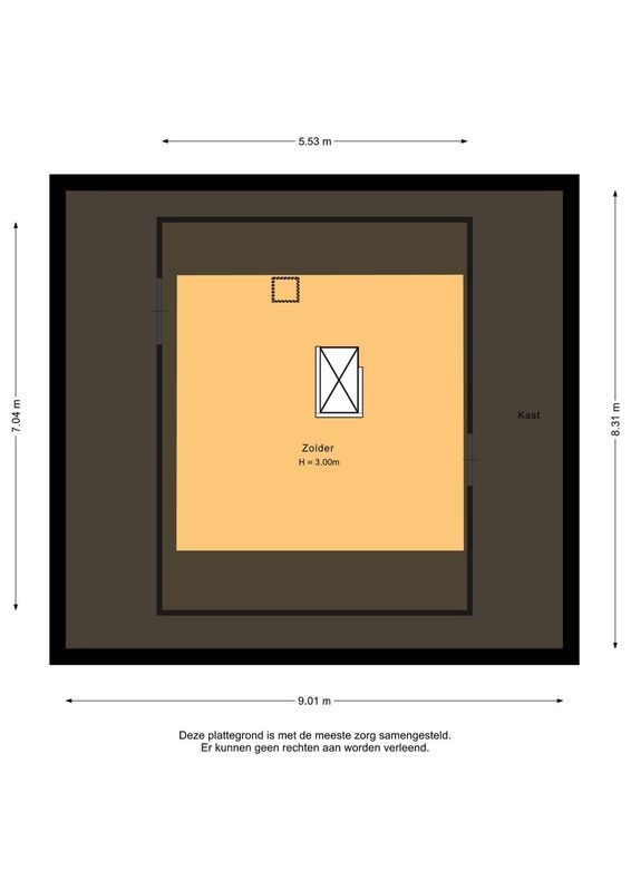 Oude Rijsbergsebaan 9 Floorplan Blur 3