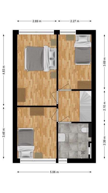 Schipluidenlaan 44 Floorplan Blur 1