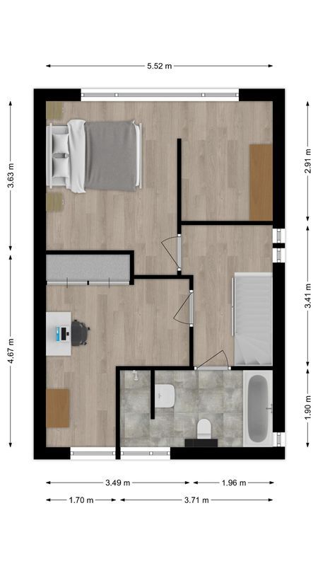 Milheezestraat 36 Floorplan Blur 1