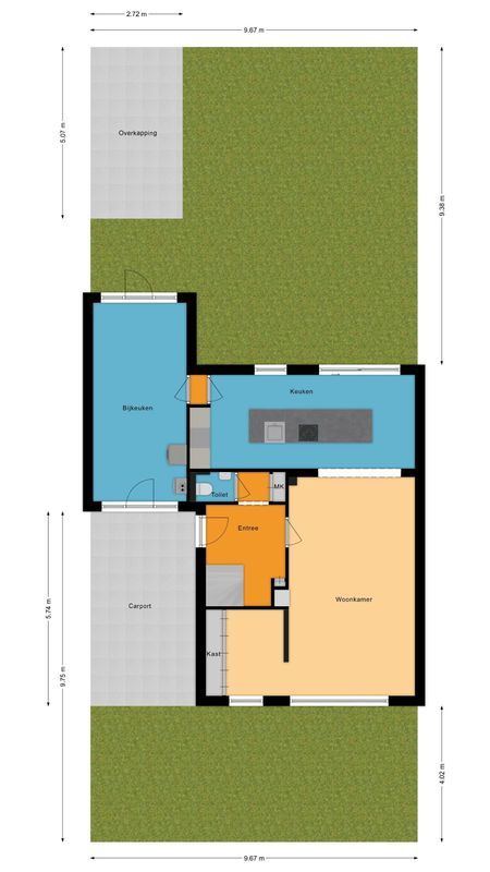 Gladioolstraat 17 Floorplan Blur 2