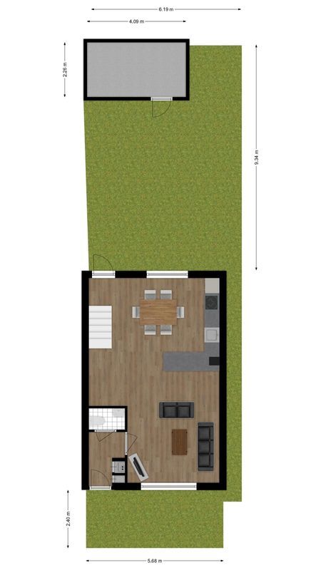 Schaarsbergenstraat 3 Floorplan Blur 2