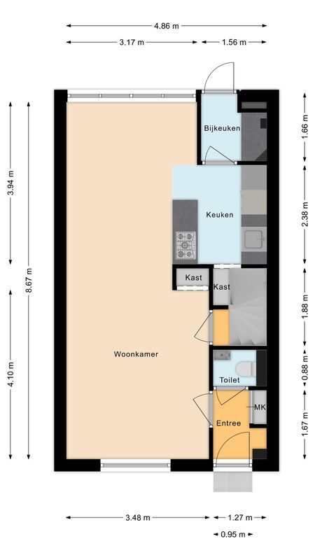 van Heinsbergstraat 63 Floorplan Blur 0