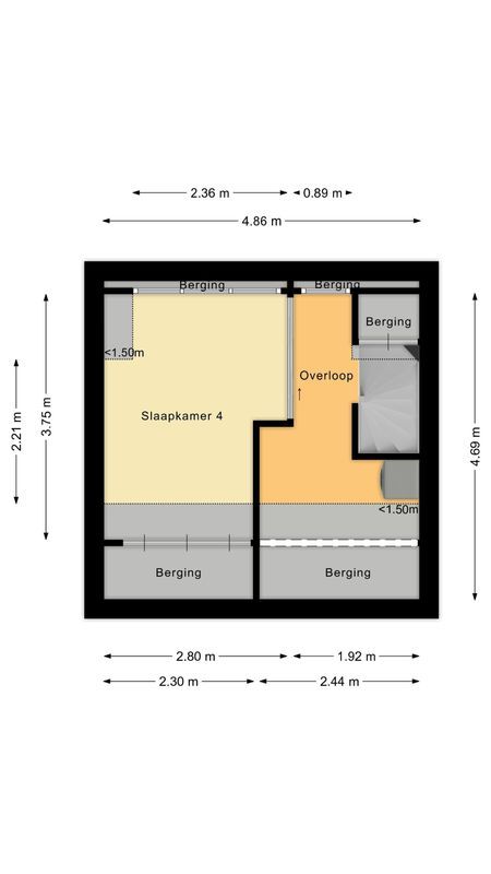 van Heinsbergstraat 63 Floorplan Blur 2