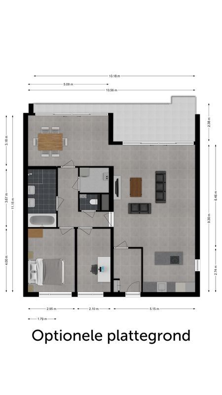 Piushaven 4 Floorplan Blur 1