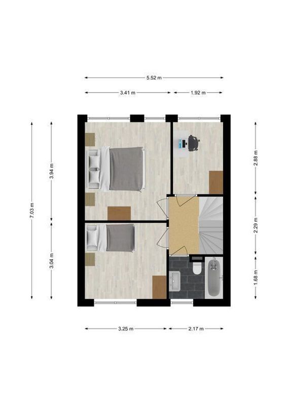 Kapitein Nemostraat 53 Floorplan Blur 1