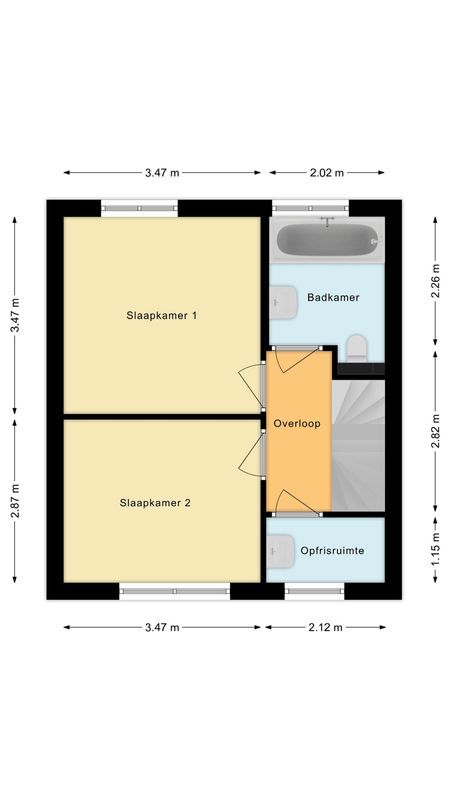 Dravikstraat 8 Floorplan Blur 1