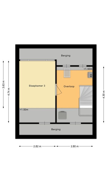 Dravikstraat 8 Floorplan Blur 2