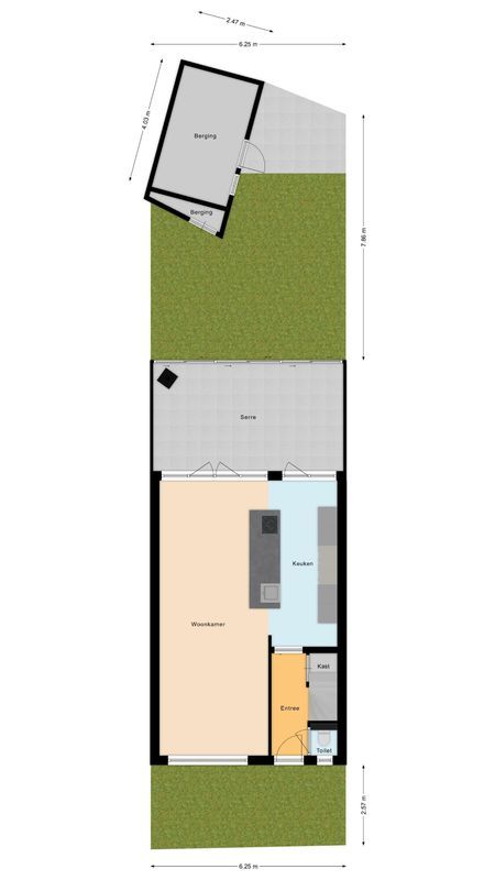 Dravikstraat 8 Floorplan Blur 3