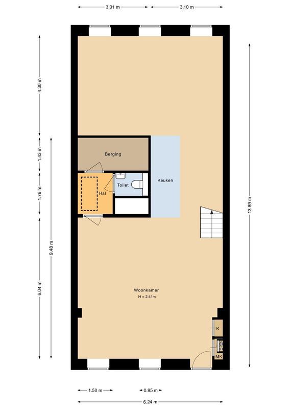 Akkerstraat 151 Floorplan Blur 0