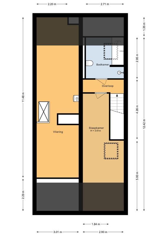 Akkerstraat 151 Floorplan Blur 2