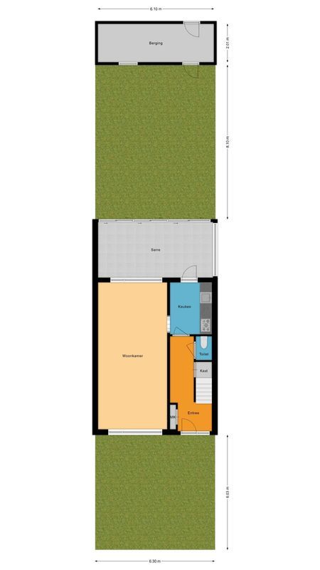 Leliestraat 20 Floorplan Blur 3