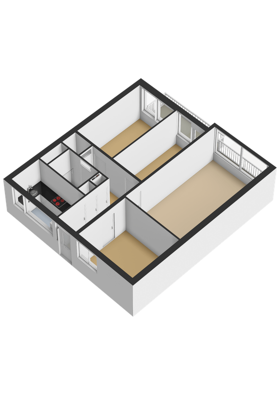 Antwerpenstraat 306 Floorplan Blur 1
