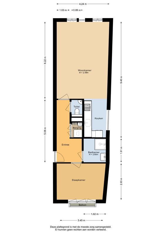 Ginnekenweg 180 - A4 Floorplan Blur 0