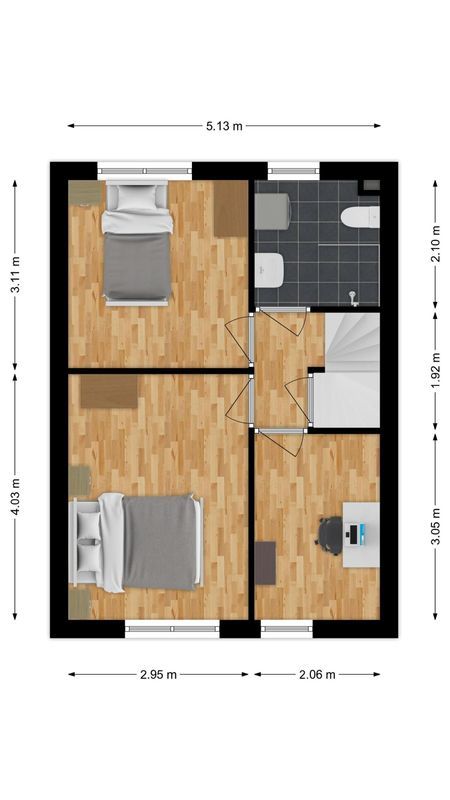 Grotestraat 354 Floorplan Blur 1
