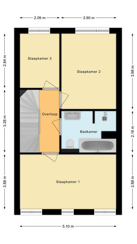 Vestingwal 25 Floorplan Blur 1