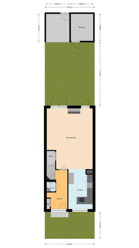 Vestingwal 25 Floorplan Blur 3