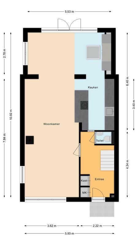 van Bossehof 20 Floorplan Blur 0