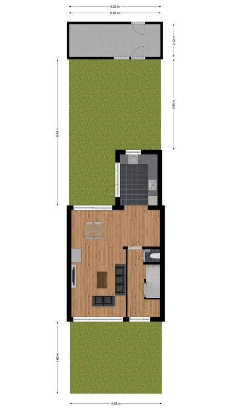 Kasteel Lichtenbergstraat 5 Floorplan Blur 2