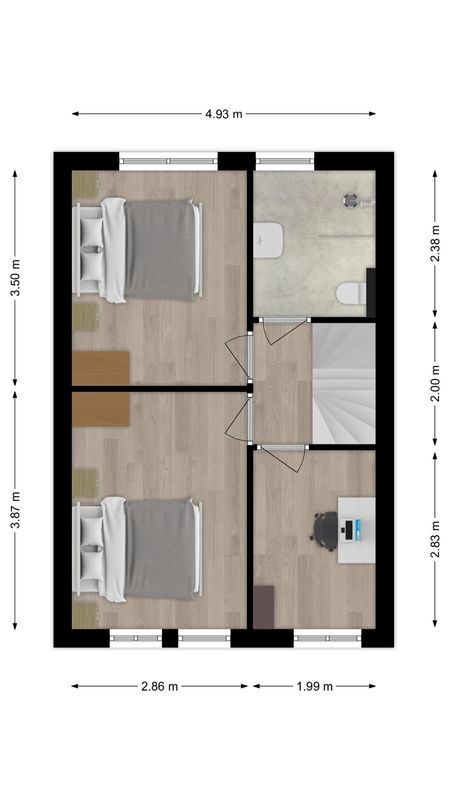 Scarlattistraat 80 Floorplan Blur 1